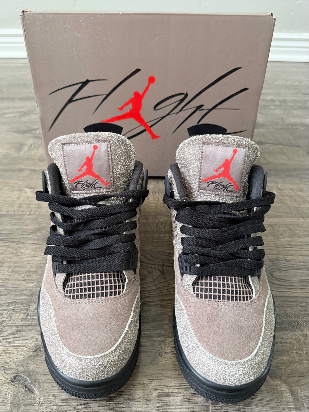 Nike Air Jordan 4 Retro Taupe Haze Mens Size 9 DB0732-200 OG Box Sneaker - Picture 3 of 13